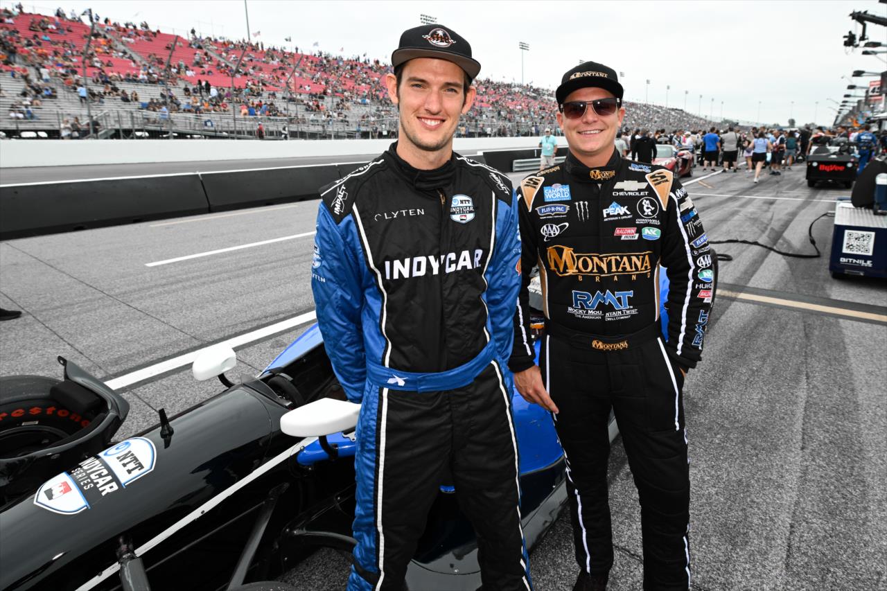 Matthew Brabham and Austin Prock - Fastest Seat in Sports - Bommarito Automotive Group 500 - By: James Black -- Photo by: James  Black