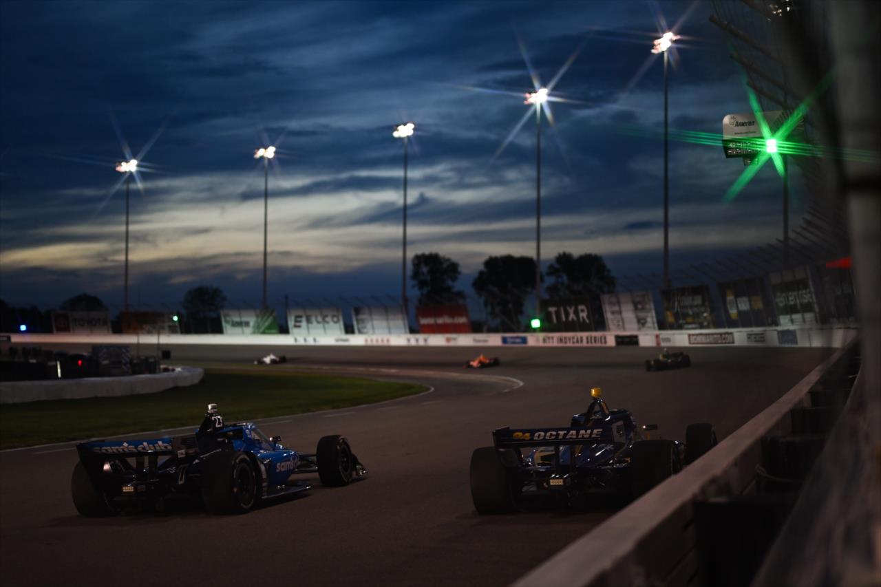 Kyle Kirkwood and Kyffin Simpson - Bommarito Automotive Group 500 - By: James Black -- Photo by: James  Black