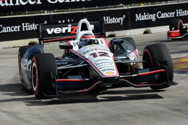 Will Power exits Turn 3 during Race 2 of the Shell and Pennzoil Grand Prix of Houston -- Photo by: Chris Owens