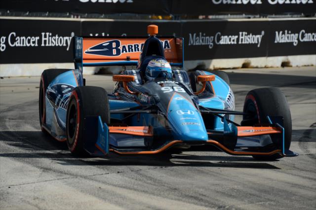 Luca Filippi exits Turn 3 during Race 2 of the Shell and Pennzoil Grand Prix of Houston -- Photo by: Chris Owens