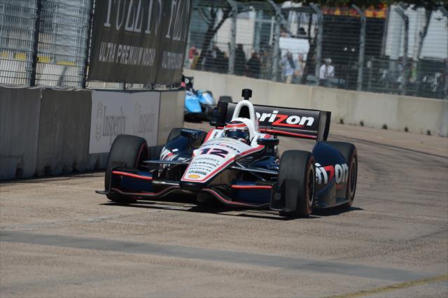 Will Power rolls through Turn 5 during Race 2 of the Shell and Pennzoil Grand Prix of Houston -- Photo by: Chris Owens
