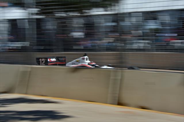 Will Power streaks down the course during Race 2 of the Shell and Pennzoil Grand Prix of Houston -- Photo by: John Cote