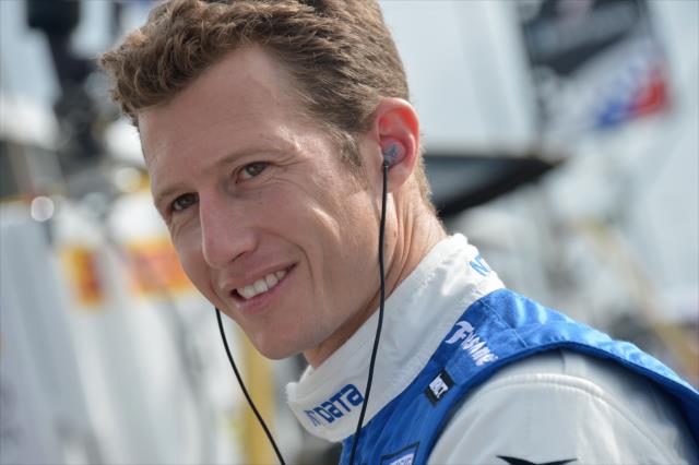 Ryan Briscoe on pit road. -- Photo by: Chris Owens
