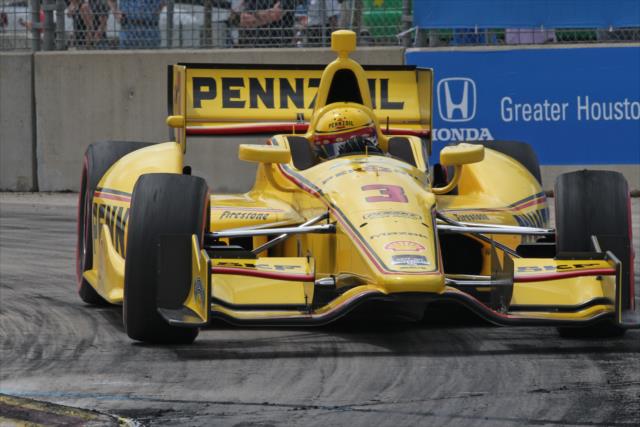 Helio Castroneves in Race 2. -- Photo by: Richard Dowdy
