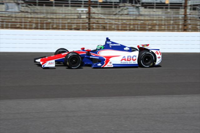 Rookie, Conor Daly on track -- Photo by: Leigh Spargur
