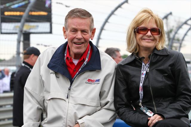 Bobby Unser and wife -- Photo by: Chris Jones
