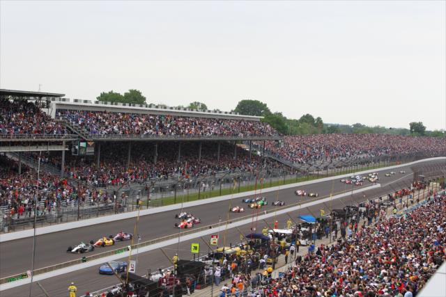 The front stretch -- Photo by: Chris Jones