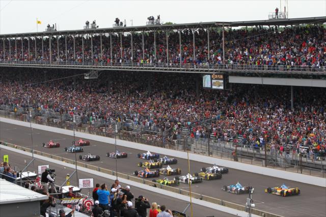 The field on the front stretch -- Photo by: Chris Jones