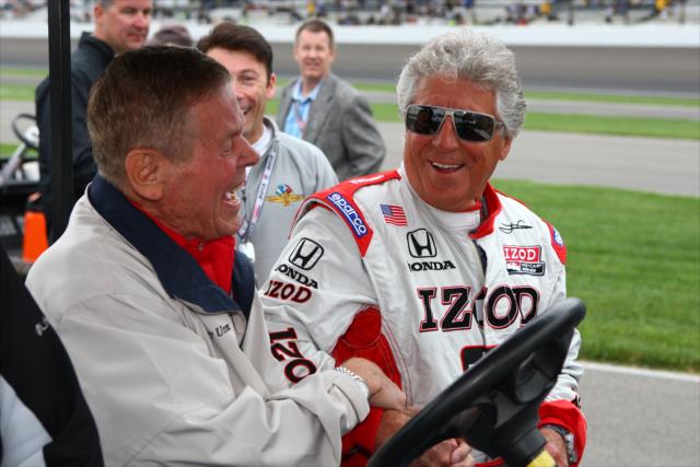 Mario Andretti and Bobby Unser -- Photo by: Chris Jones