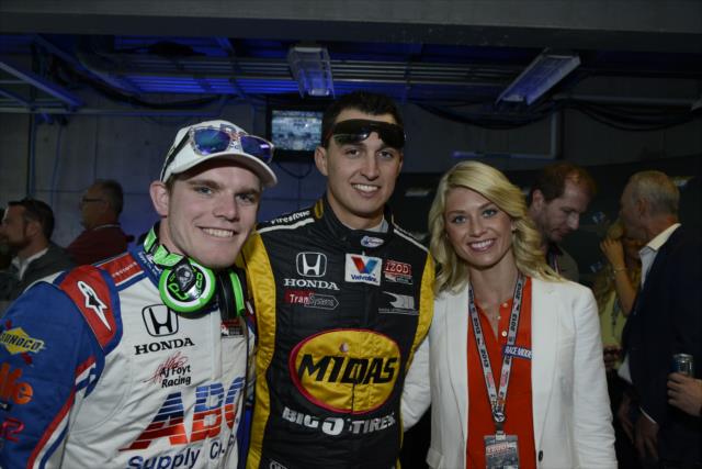 Conor Daly and Graham Rahal -- Photo by: Dave Edelstein