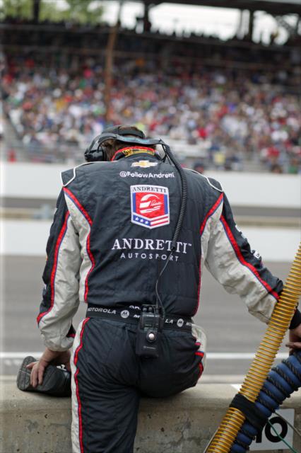 Andretti crew member -- Photo by: Richard Dowdy