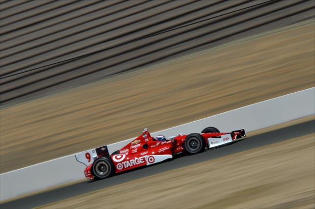 Scott Dixon rolls through the esses during practice for the GoPro Grand Prix of Sonoma at Sonoma Raceway -- Photo by: Chris Owens