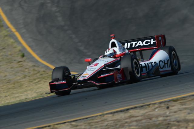 Helio Castroneves on course during the GoPro Grand Prix of Sonoma at Sonoma Raceway -- Photo by: Chris Owens