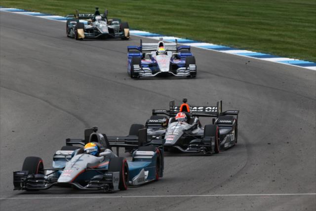 Drivers on course at the Angie's List Grand Prix of Indianapolis -- Photo by: Bret Kelley
