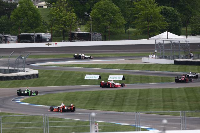 Drivers on course at the Angie's List Grand Prix of Indianapolis -- Photo by: Bret Kelley