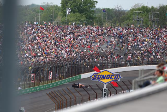 Action heats up during the Angie's List Grand Prix of Indianapolis at the Indianapolis Motor Speedway -- Photo by: Bret Kelley