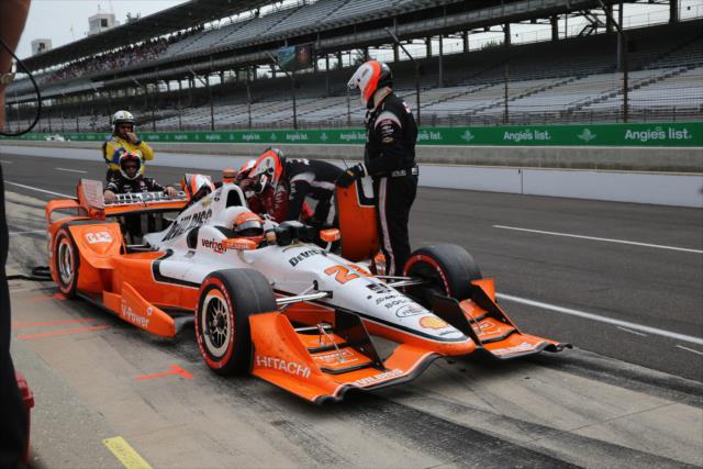 Simon Pagenaud at the Angie's List Grand Prix of Indianapolis -- Photo by: Chris Jones