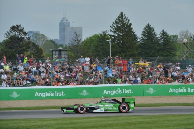 Gabby Chaves exits Turn 2 during the Angie's List Grand Prix of Indianapolis at the Indianapolis Motor Speedway -- Photo by: Chris Owens