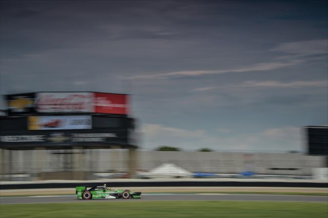 Gabby Chaves rolls through Turn 4 during the Angie's List Grand Prix of Indianapolis at the Indianapolis Motor Speedway -- Photo by: Chris Owens
