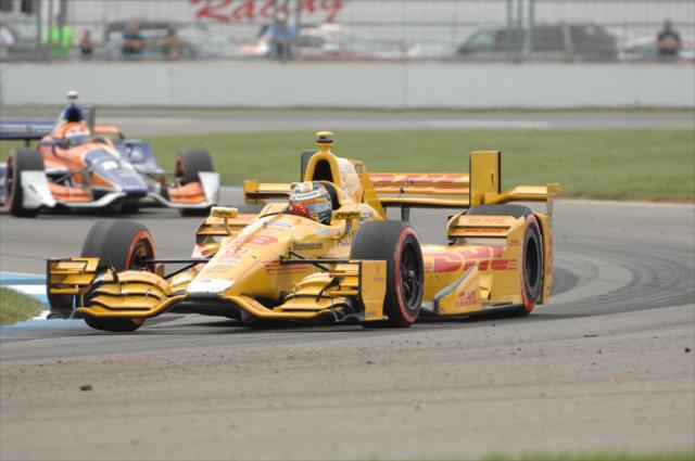 Ryan Hunter-Reay at the Angie's List Grand Prix of Indianapolis -- Photo by: Dana Garrett