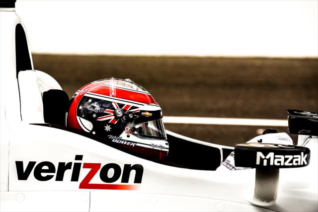 Will Power in his car during final practice for the Angie's List Grand Prix of Indianapolis -- Photo by: Doug Mathews