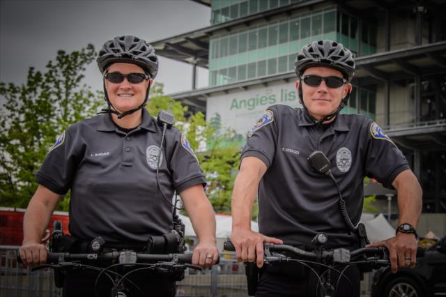 The Speedway Police on hand at the Indianapolis Motor Speedway -- Photo by: Forrest Mellott