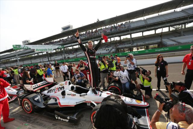 Will Power wins the Angie's List Grand Prix of Indianapolis -- Photo by: Tim Holle