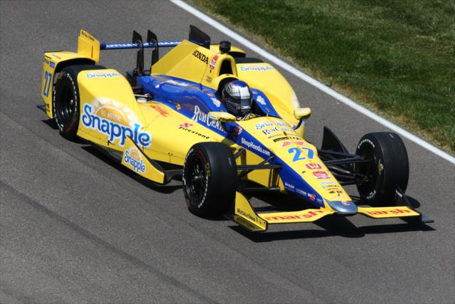 Marco Andretti on track -- Photo by: Bret Kelley
