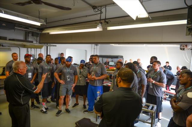 Indianapolis Colts rookies experience IMS -- Photo by: Doug Mathews