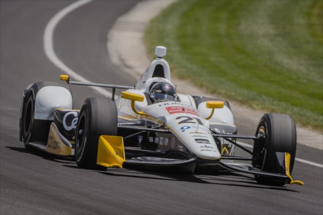 Josef Newgarden on course at IMS -- Photo by: Forrest Mellott