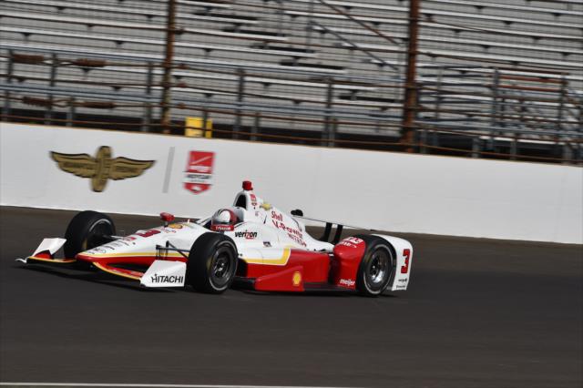 Helio Castroneves at IMS -- Photo by: John Cote