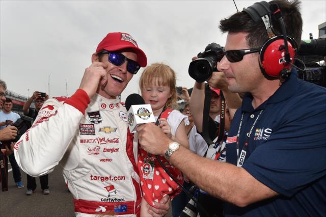Scott Dixon wins pole for the 99th Running of the Indianapolis Mile Race -- Photo by: Chris Owens