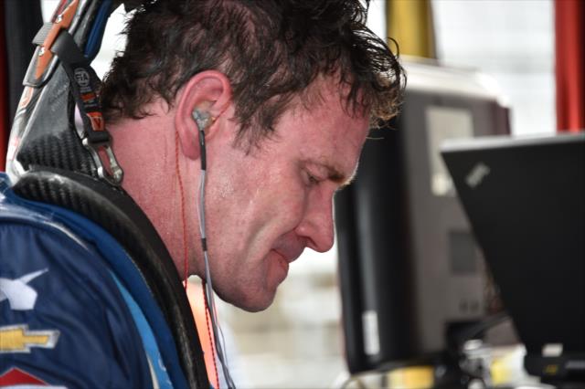 Buddy Lazier following qualifying for the Indianapolis 500 -- Photo by: Dana Garrett