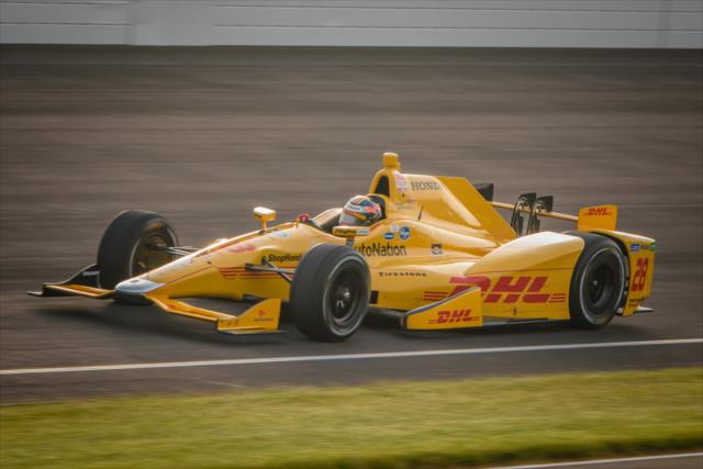 Ryan Hunter-Reay on track -- Photo by: Forrest Mellott