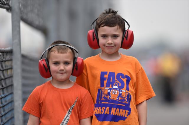 Young race fans at IMS -- Photo by: John Cote