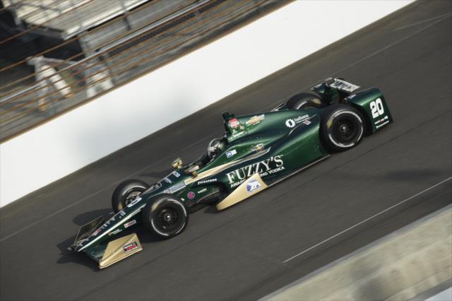 Ed Carpenter on track at IMS -- Photo by: Jim Haines