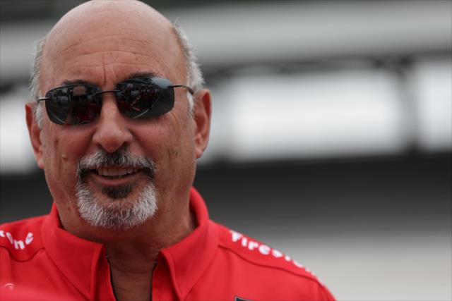 Bobby Rahal on pit lane prior to the final practice before qualifications for the 99th Indianapolis 500 -- Photo by: Shawn Gritzmacher