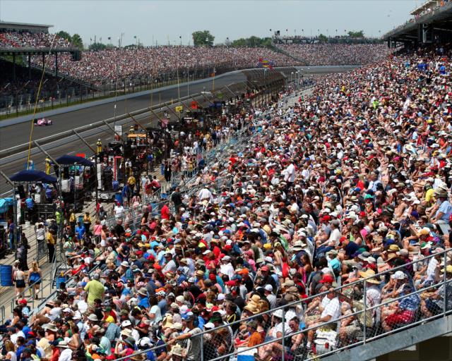 Fans at the Indianapolis 500 -- Photo by: Bret Kelley