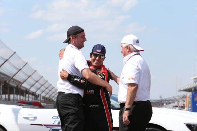 Juan Pablo Montoya wins Indy 500 -- Photo by: Chris Jones