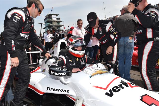 Will Power at IMS -- Photo by: Chris Owens