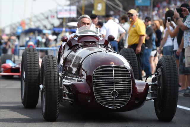 Vintage car at IMS -- Photo by: Eric Anderson
