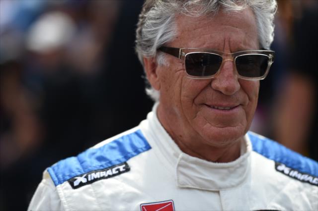 Mario Andretti at IMS -- Photo by: Eric Anderson
