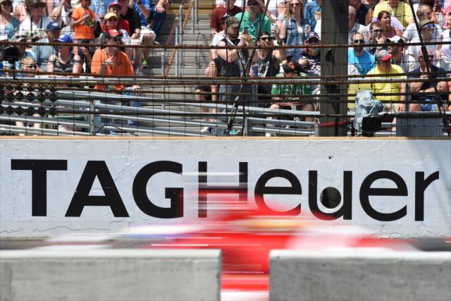 TagHeuer advertisement at IMS -- Photo by: Eric Anderson