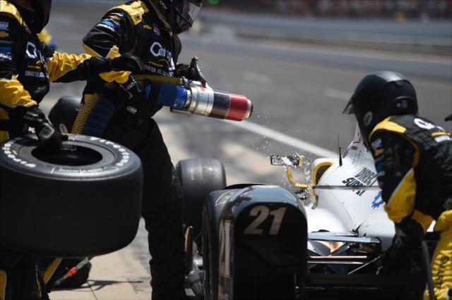Josef Newgarden at IMS -- Photo by: Eric Anderson