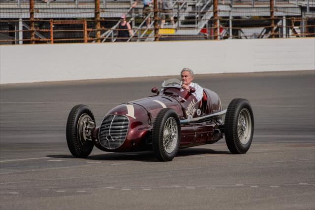 Al Unser in a vintage car -- Photo by: Forrest Mellott