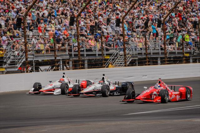 Front row lap at the Indianapolis 500 -- Photo by: Forrest Mellott