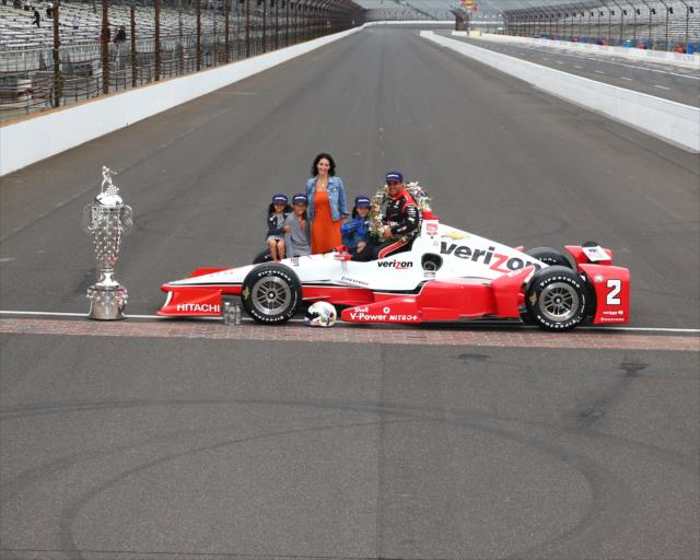 Juan Pablo Montoya wins the 99th running of the Indianapolis 500 at the Indianapolis Motor Speedway -- Photo by: Bret Kelley