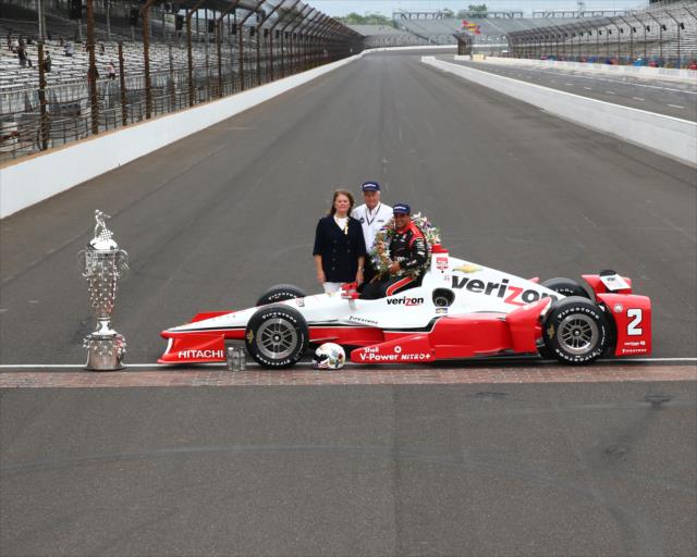 Juan Pablo Montoya wins the 99th running of the Indianapolis 500 at the Indianapolis Motor Speedway -- Photo by: Bret Kelley