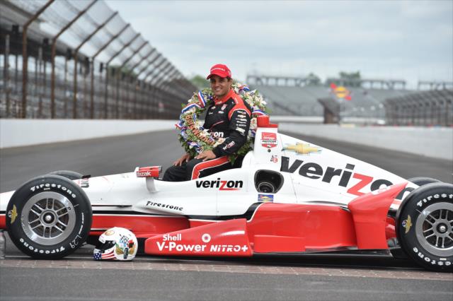 Juan Pablo Montoya wins 99th running of the Indy 500 at the Indianapolis Motor Speedway -- Photo by: Chris Owens