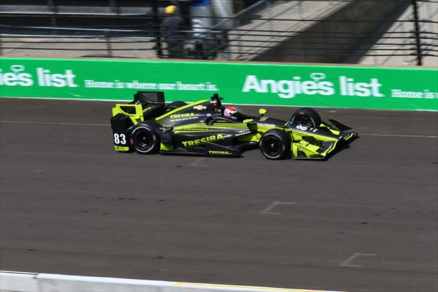 Charlie Kimball during practice for the Angie's List Grand Prix of Indianapolis -- Photo by: Bret Kelley